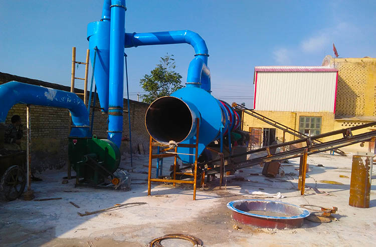 河北高邑石膏烘干機安裝現(xiàn)場